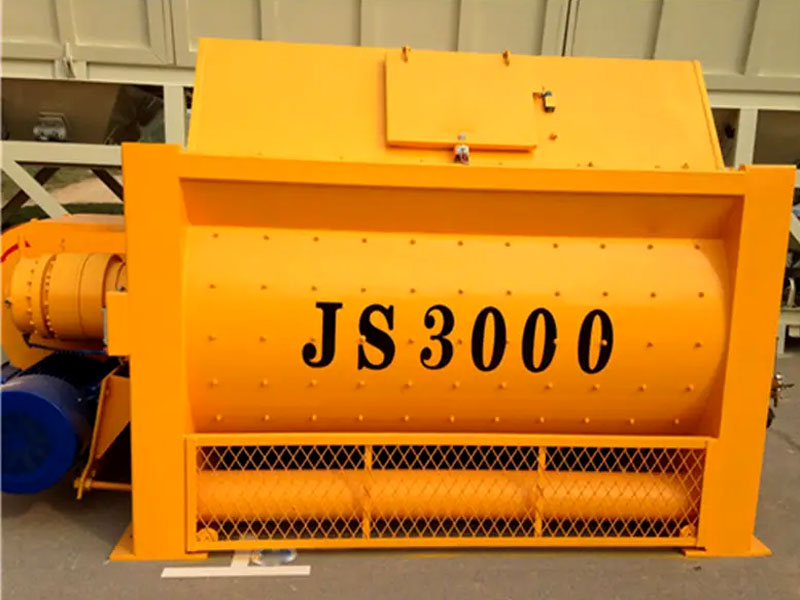 发货：JS3000强制式混凝土搅拌机发货视频